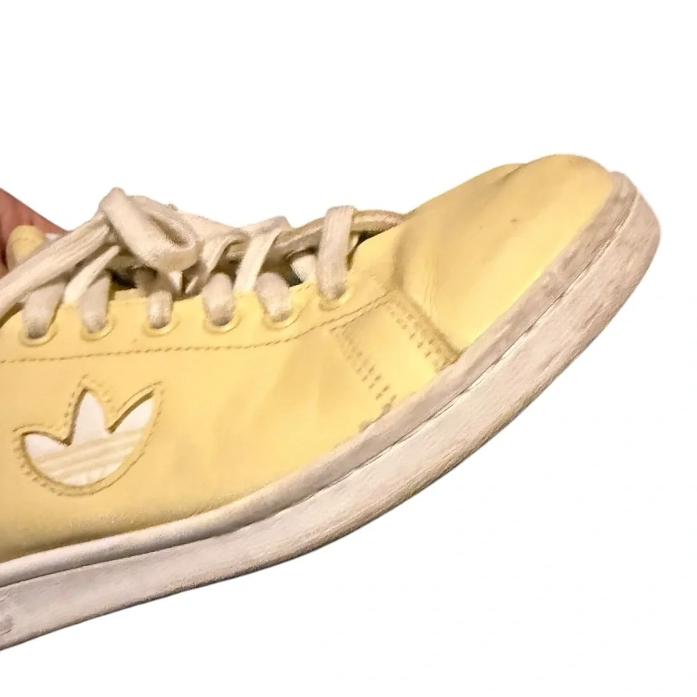 Adidas‎ Stan Smith Originals Men's Shoes Cloud White Easy Yellow sneaker sz 8